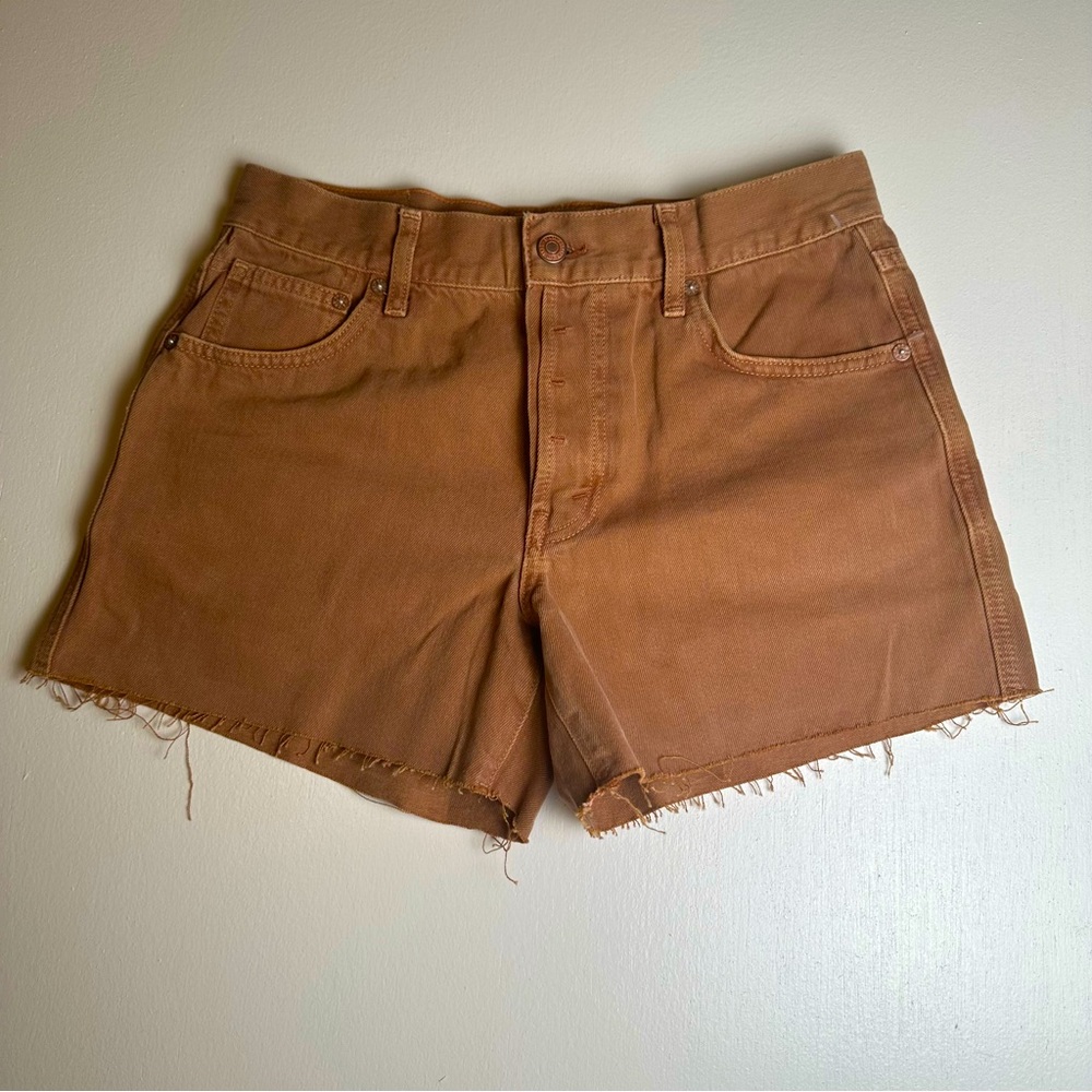 Free People We‎ the Free Shorts Beige Tan Cream Color Women’s Size 25 NWT